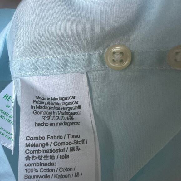 J. Crew Men's Blue Button Down Shirt Slim Untucked NWT - Picture 5 of 6